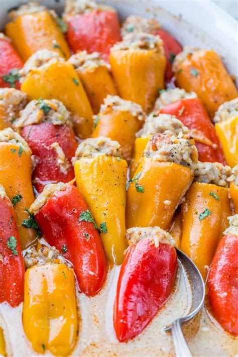 big belly stuffing|Stuffed Mini Peppers .